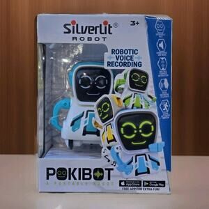 Silverlit Robot Pokibot Portable Interactive Spin Dance Robotic Voice Recording